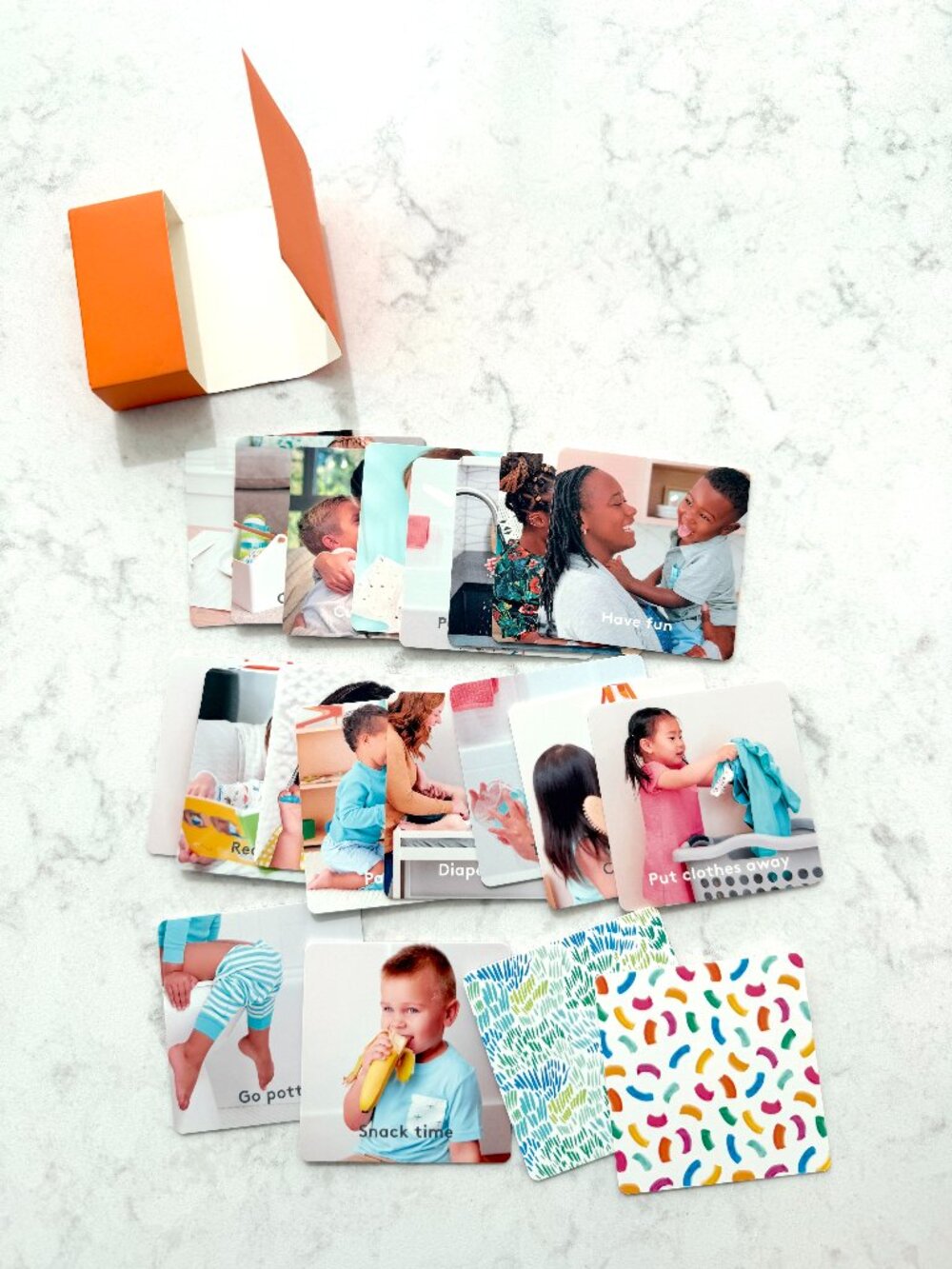 NEW Lovevery Let's Map It Out Routine Cards from the Helper kit